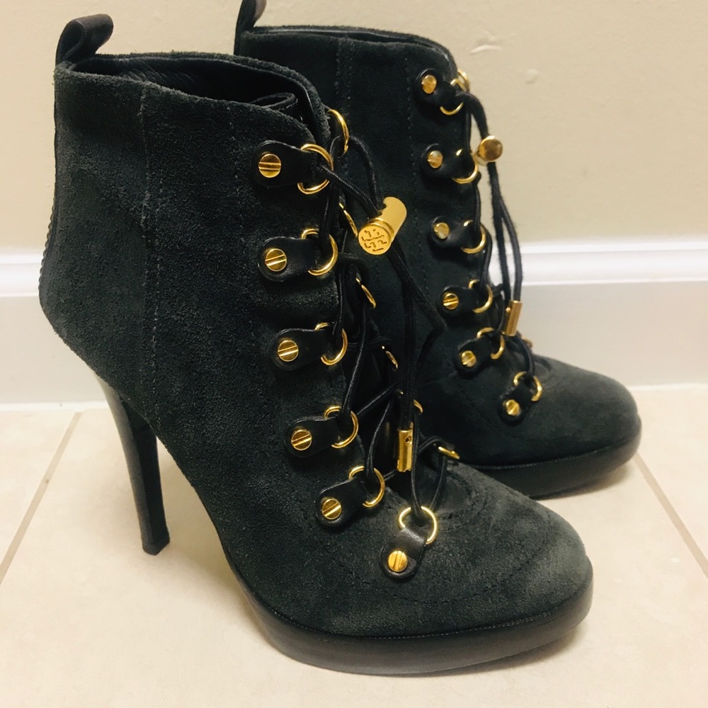 Sexy Suede Tory Burch Heels